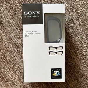 Sony Black 3D Active Glasses Set